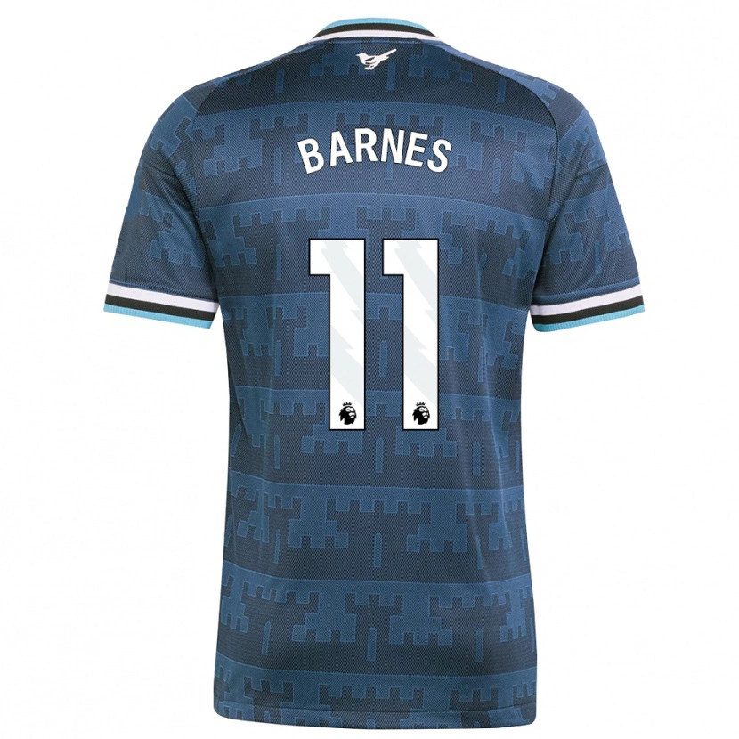Danxen Hombre Camiseta Harvey Barnes #11 Amarillo Negro Azul 2ª Equipación 2026/27 La Camisa México