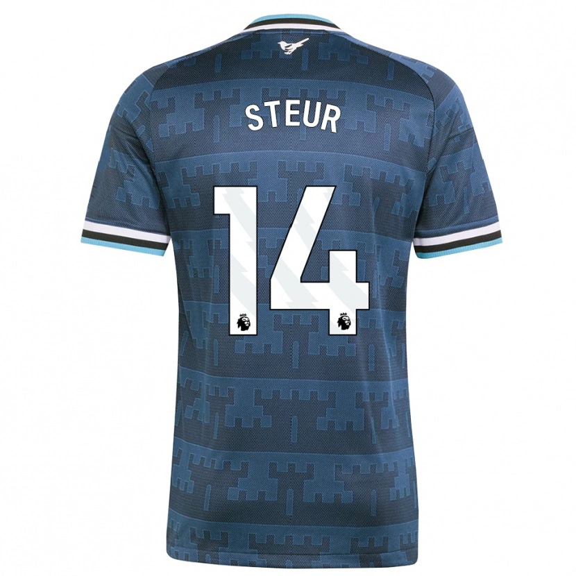 Danxen Hombre Camiseta Sean Steur #14 Amarillo Negro Azul 2ª Equipación 2026/27 La Camisa México