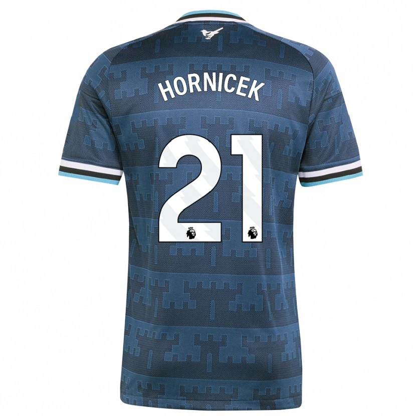 Danxen Hombre Camiseta Lukas Hornicek #21 Amarillo Negro Azul 2ª Equipación 2026/27 La Camisa México