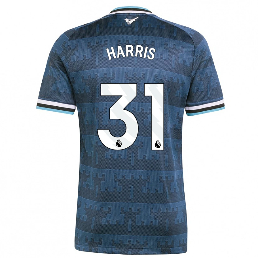 Danxen Hombre Camiseta Aidan Harris #31 Amarillo Negro Azul 2ª Equipación 2026/27 La Camisa México