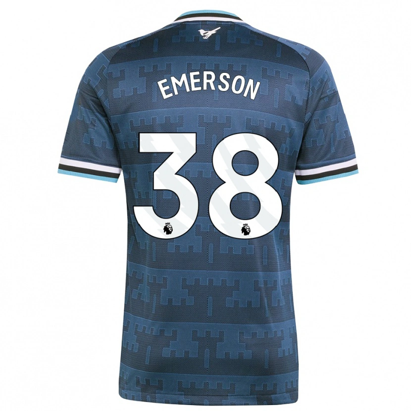 Danxen Hombre Camiseta Johnny Emerson #38 Amarillo Negro Azul 2ª Equipación 2026/27 La Camisa México