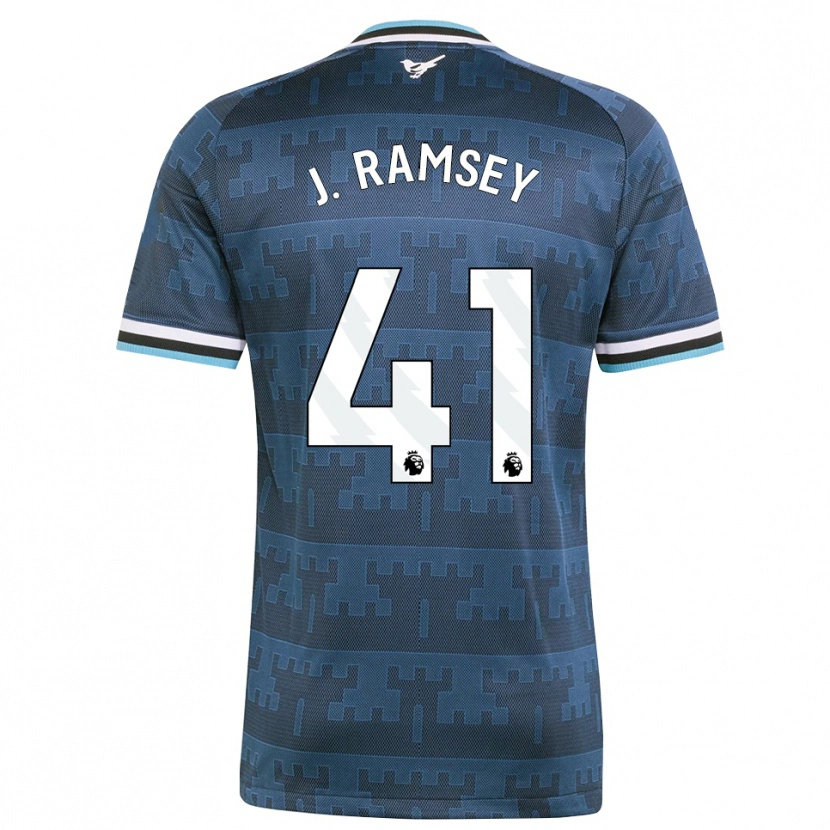 Danxen Hombre Camiseta Jacob Ramsey #41 Amarillo Negro Azul 2ª Equipación 2026/27 La Camisa México