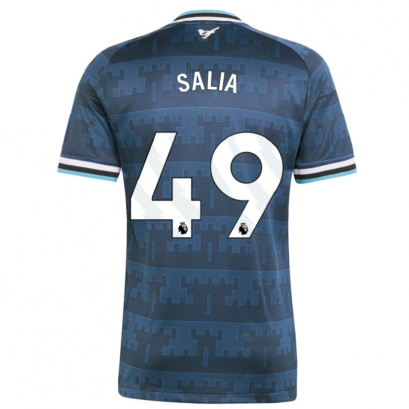 Danxen Hombre Camiseta Vakhtang Salia #49 Amarillo Negro Azul 2ª Equipación 2026/27 La Camisa México