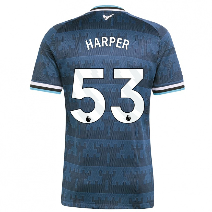 Danxen Hombre Camiseta Fraser Harper #53 Amarillo Negro Azul 2ª Equipación 2026/27 La Camisa México