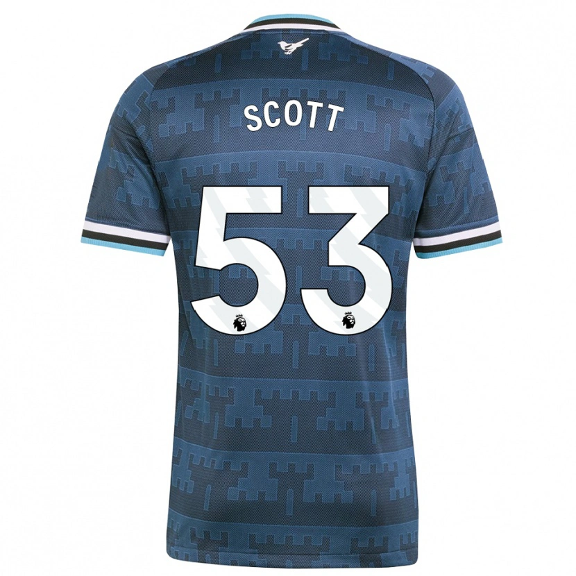 Danxen Hombre Camiseta Joshua Scott #53 Amarillo Negro Azul 2ª Equipación 2026/27 La Camisa México