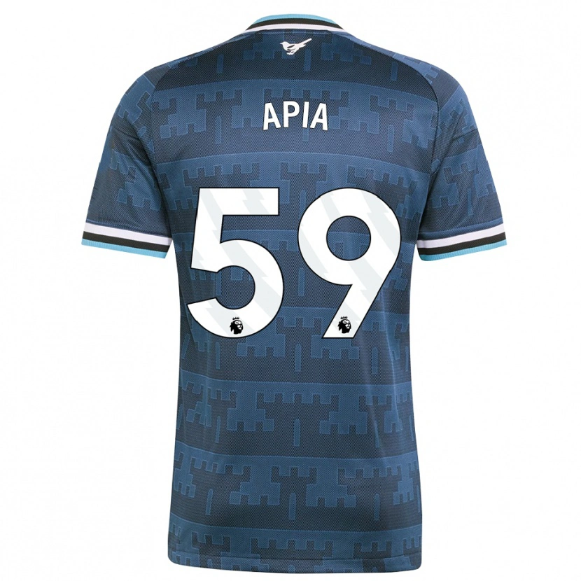 Danxen Hombre Camiseta Aaron Epia #59 Amarillo Negro Azul 2ª Equipación 2026/27 La Camisa México