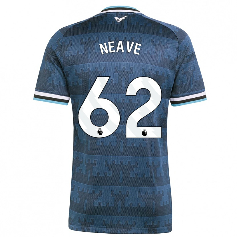 Danxen Hombre Camiseta Sean Neave #62 Amarillo Negro Azul 2ª Equipación 2026/27 La Camisa México