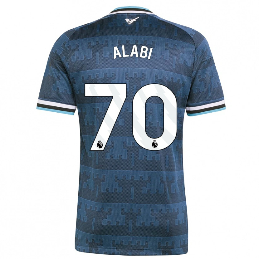 Danxen Hombre Camiseta Sam Alabi #70 Amarillo Negro Azul 2ª Equipación 2026/27 La Camisa México