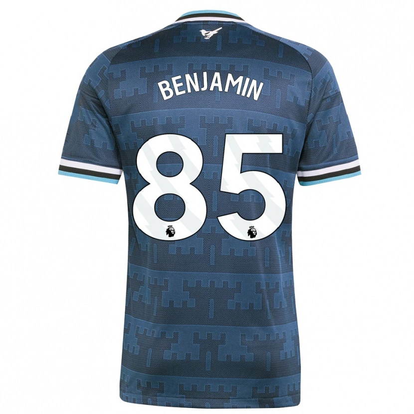 Danxen Hombre Camiseta Theo Benjamin #85 Amarillo Negro Azul 2ª Equipación 2026/27 La Camisa México