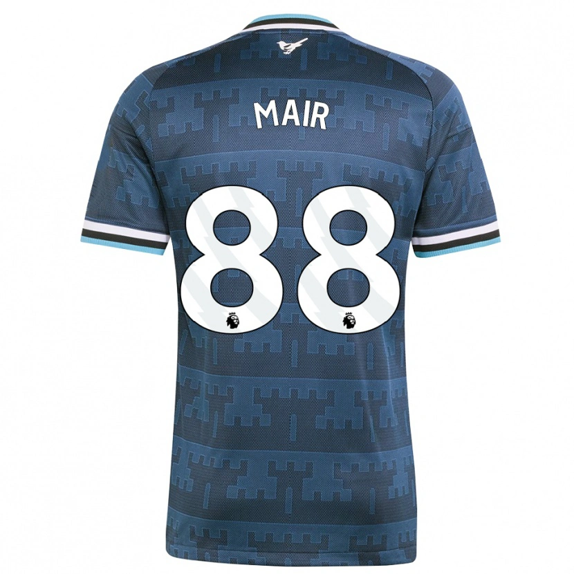 Danxen Hombre Camiseta George Mair #88 Amarillo Negro Azul 2ª Equipación 2026/27 La Camisa México