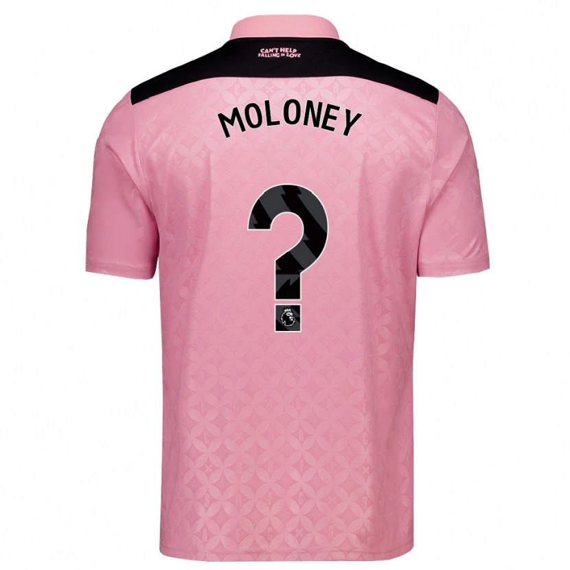 Danxen Hombre Camiseta Grace Moloney #0 Rosaclaro Negro 2ª Equipación 2026/27 La Camisa México