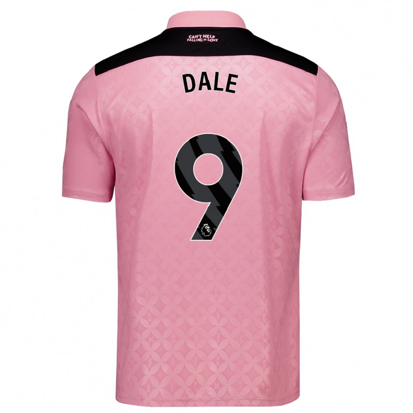 Danxen Hombre Camiseta Eleanor Dale #9 Rosaclaro Negro 2ª Equipación 2026/27 La Camisa México