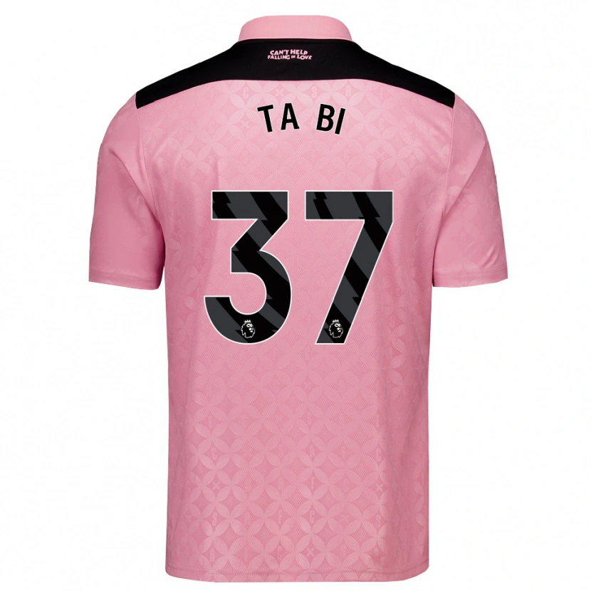 Danxen Hombre Camiseta Jocelin Ta Bi #37 Rosaclaro Negro 2ª Equipación 2026/27 La Camisa México