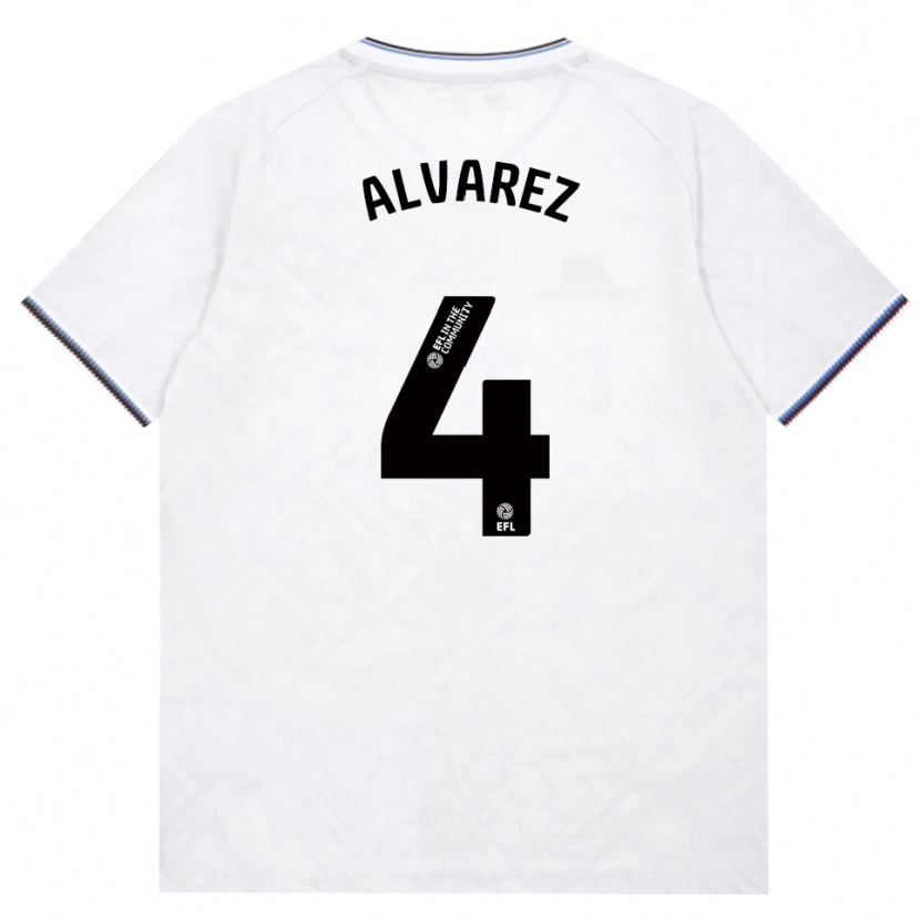 Danxen Hombre Camiseta Edson Álvarez #4 Borgoña Blanco 2ª Equipación 2026/27 La Camisa México