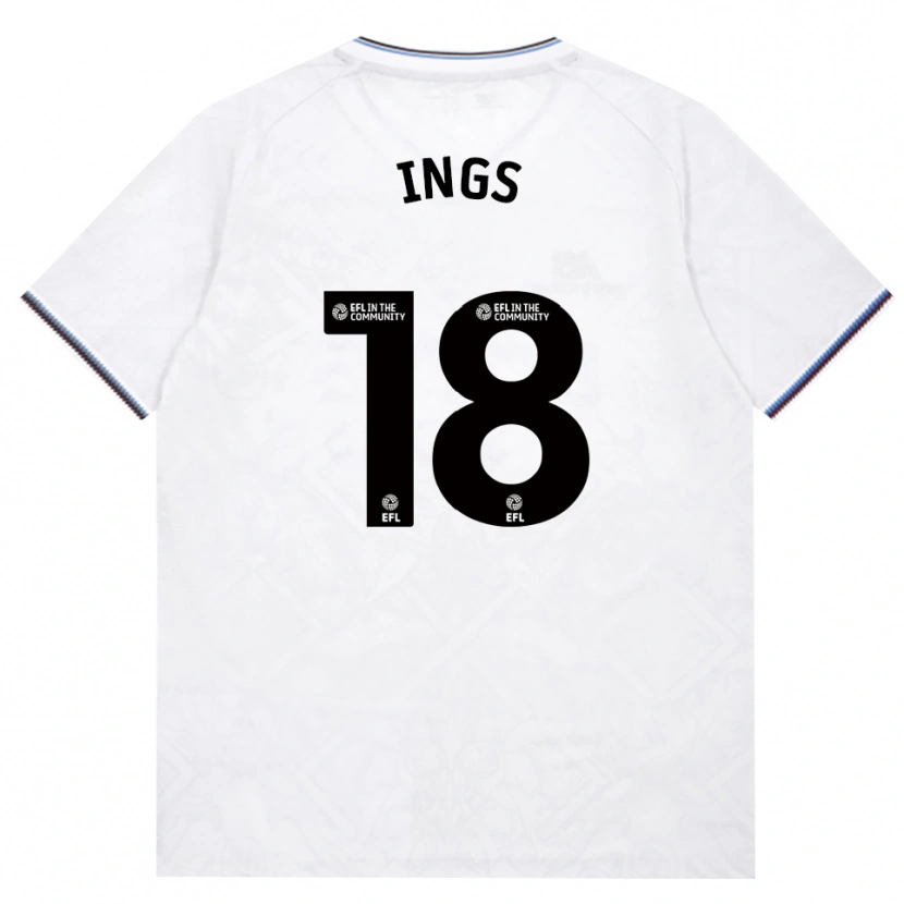 Danxen Hombre Camiseta Danny Ings #18 Borgoña Blanco 2ª Equipación 2026/27 La Camisa México