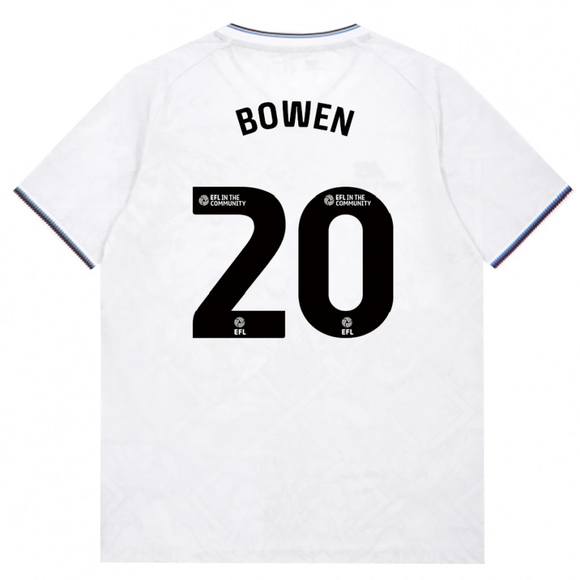 Danxen Hombre Camiseta Jarrod Bowen #20 Borgoña Blanco 2ª Equipación 2026/27 La Camisa México