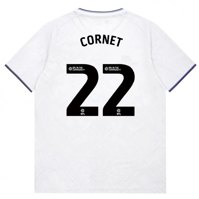 Danxen Hombre Camiseta Maxwel Cornet #22 Borgoña Blanco 2ª Equipación 2026/27 La Camisa México