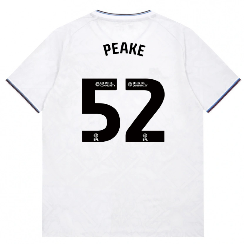 Danxen Hombre Camiseta Lennon Peake #52 Borgoña Blanco 2ª Equipación 2026/27 La Camisa México
