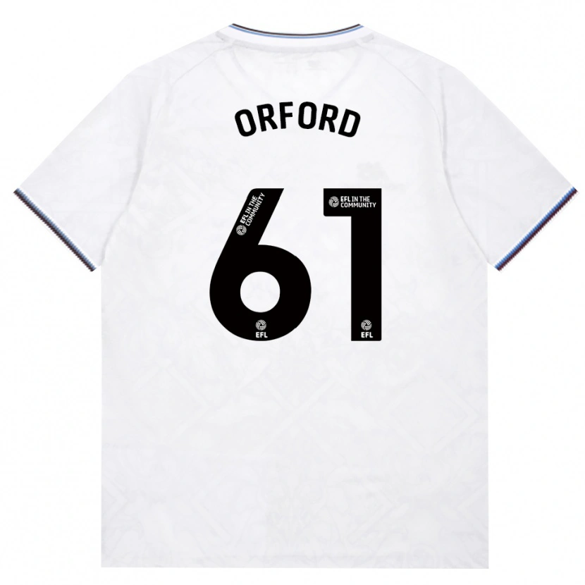 Danxen Hombre Camiseta Lewis Orford #61 Borgoña Blanco 2ª Equipación 2026/27 La Camisa México