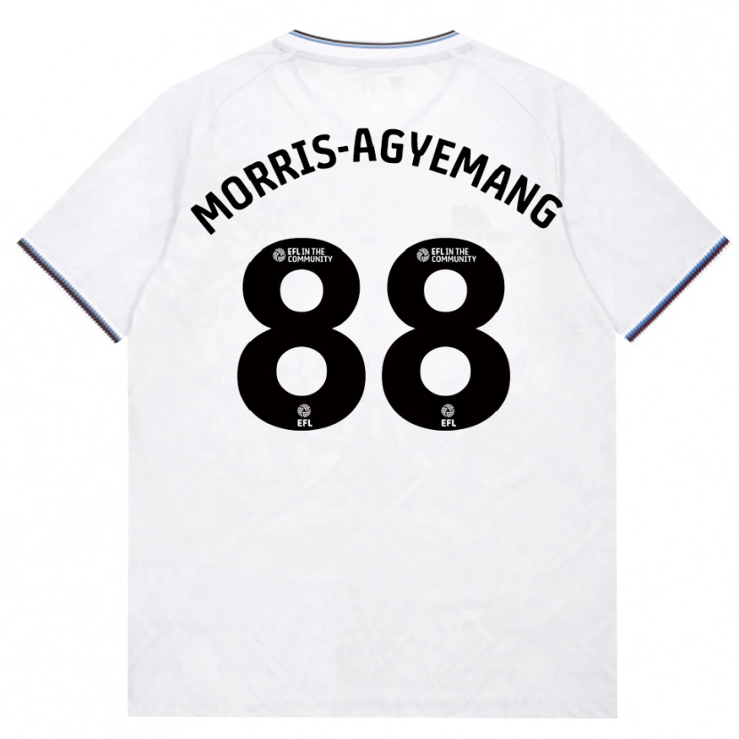 Danxen Hombre Camiseta Reggie Morris-Agyemang #88 Borgoña Blanco 2ª Equipación 2026/27 La Camisa México