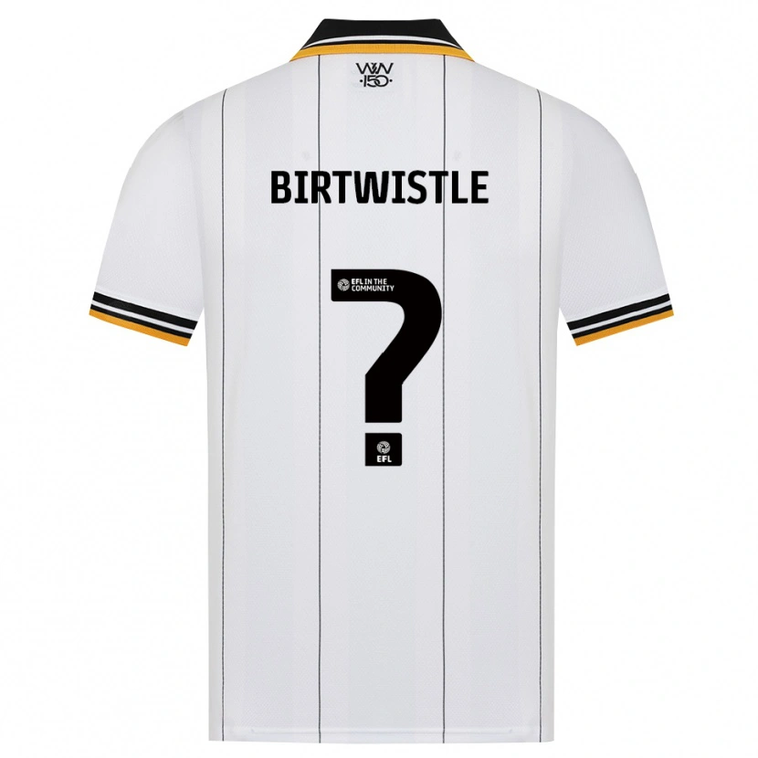 Danxen Hombre Camiseta Harry Birtwistle #0 Naranja Blanco Negro 2ª Equipación 2026/27 La Camisa México