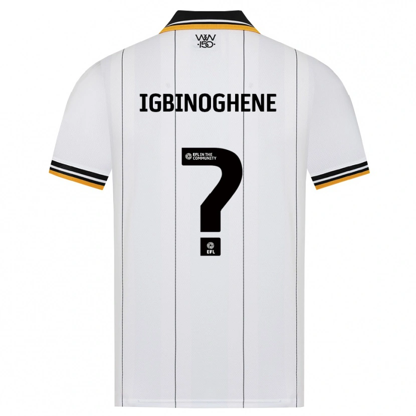 Danxen Hombre Camiseta Testimony Igbinoghene #0 Naranja Blanco Negro 2ª Equipación 2026/27 La Camisa México