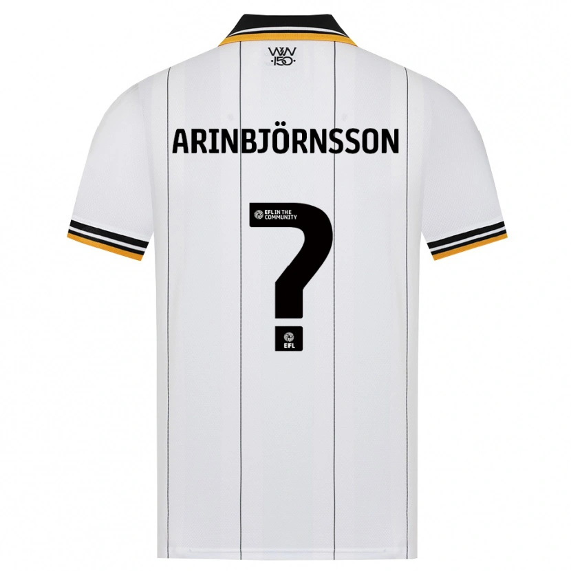 Danxen Hombre Camiseta Pálmi Rafn Arinbjörnsson #0 Naranja Blanco Negro 2ª Equipación 2026/27 La Camisa México