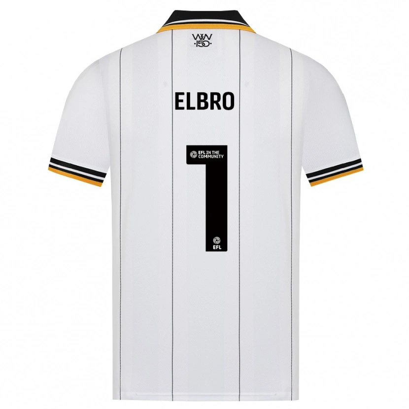 Danxen Hombre Camiseta Maddie Elbro #1 Naranja Blanco Negro 2ª Equipación 2026/27 La Camisa México