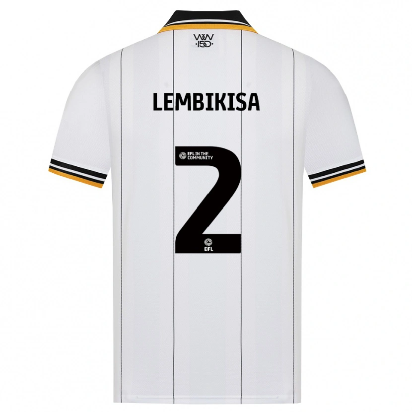 Danxen Hombre Camiseta Dexter Lembikisa #2 Naranja Blanco Negro 2ª Equipación 2026/27 La Camisa México