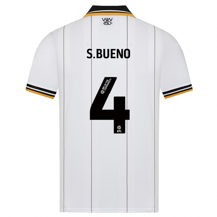 Danxen Hombre Camiseta Santiago Bueno #4 Naranja Blanco Negro 2ª Equipación 2026/27 La Camisa México