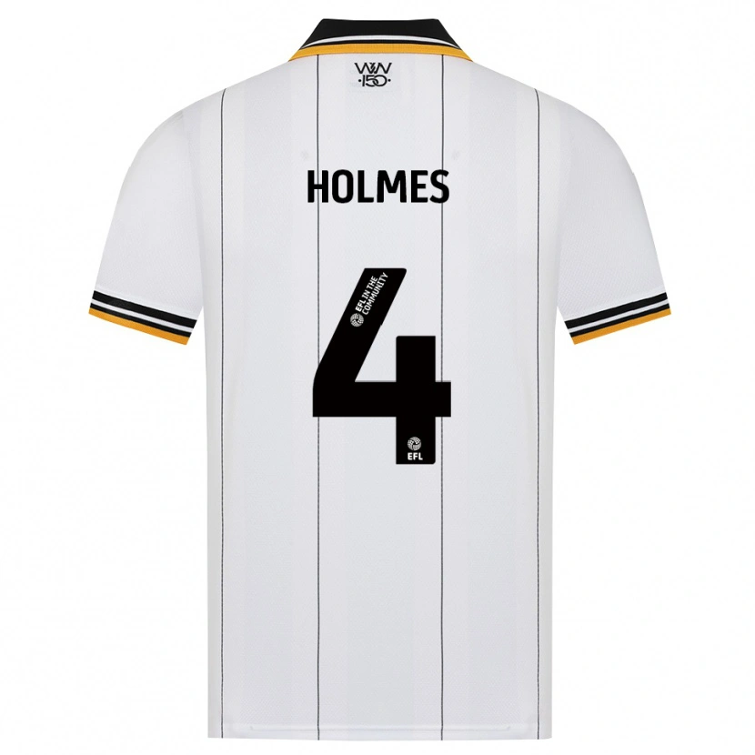 Danxen Hombre Camiseta Summer Holmes #4 Naranja Blanco Negro 2ª Equipación 2026/27 La Camisa México