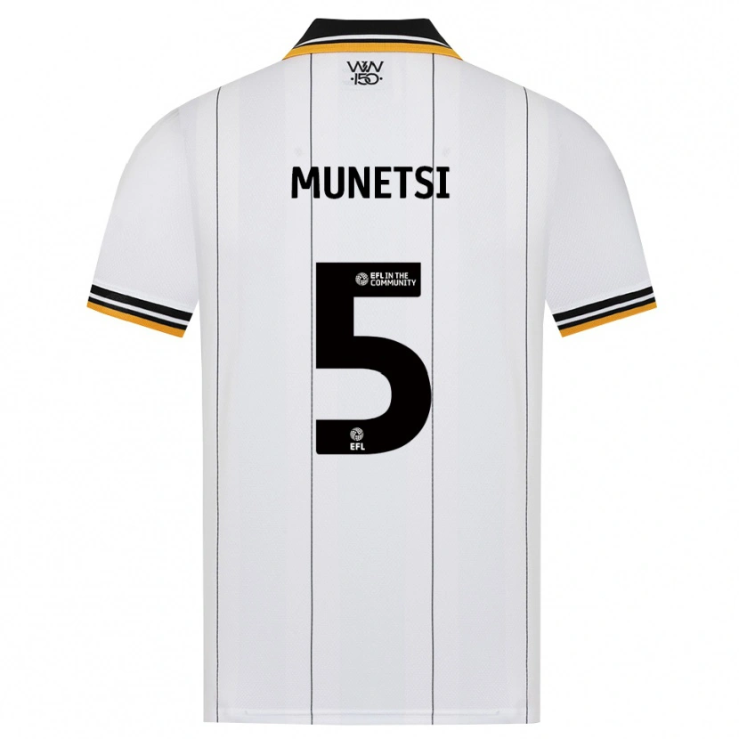 Danxen Hombre Camiseta Marshall Munetsi #5 Naranja Blanco Negro 2ª Equipación 2026/27 La Camisa México