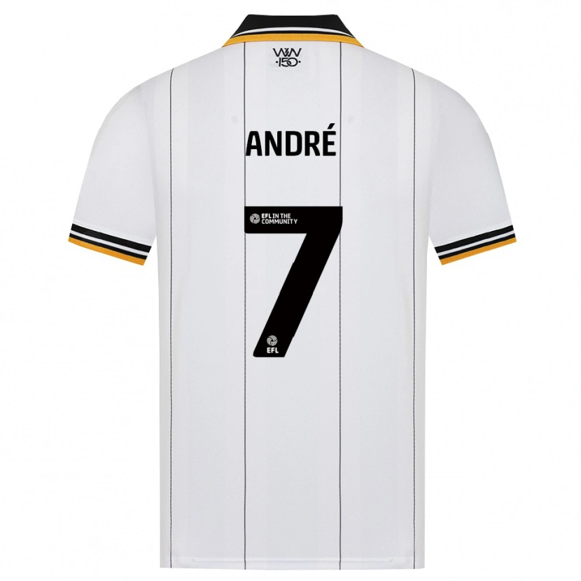 Danxen Hombre Camiseta André Trindade Da Costa Neto #7 Naranja Blanco Negro 2ª Equipación 2026/27 La Camisa México