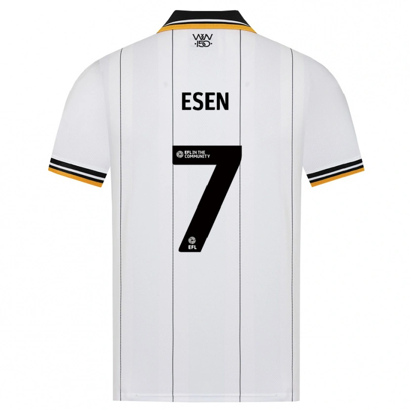 Danxen Hombre Camiseta Josh Esen #7 Naranja Blanco Negro 2ª Equipación 2026/27 La Camisa México