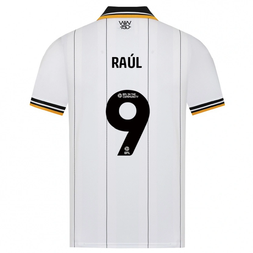 Danxen Hombre Camiseta Raul Jimenez #9 Naranja Blanco Negro 2ª Equipación 2026/27 La Camisa México