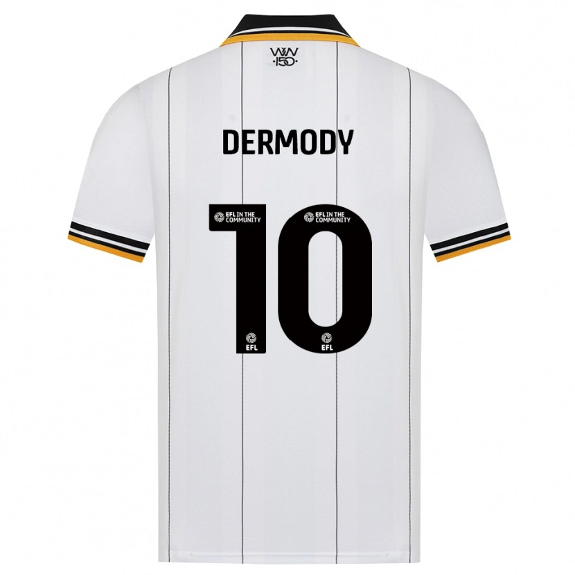 Danxen Hombre Camiseta Helen Dermody #10 Naranja Blanco Negro 2ª Equipación 2026/27 La Camisa México
