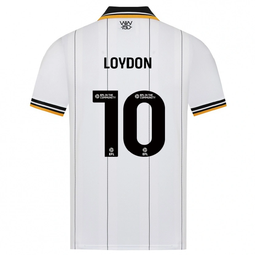 Danxen Hombre Camiseta Abi Loydon #10 Naranja Blanco Negro 2ª Equipación 2026/27 La Camisa México