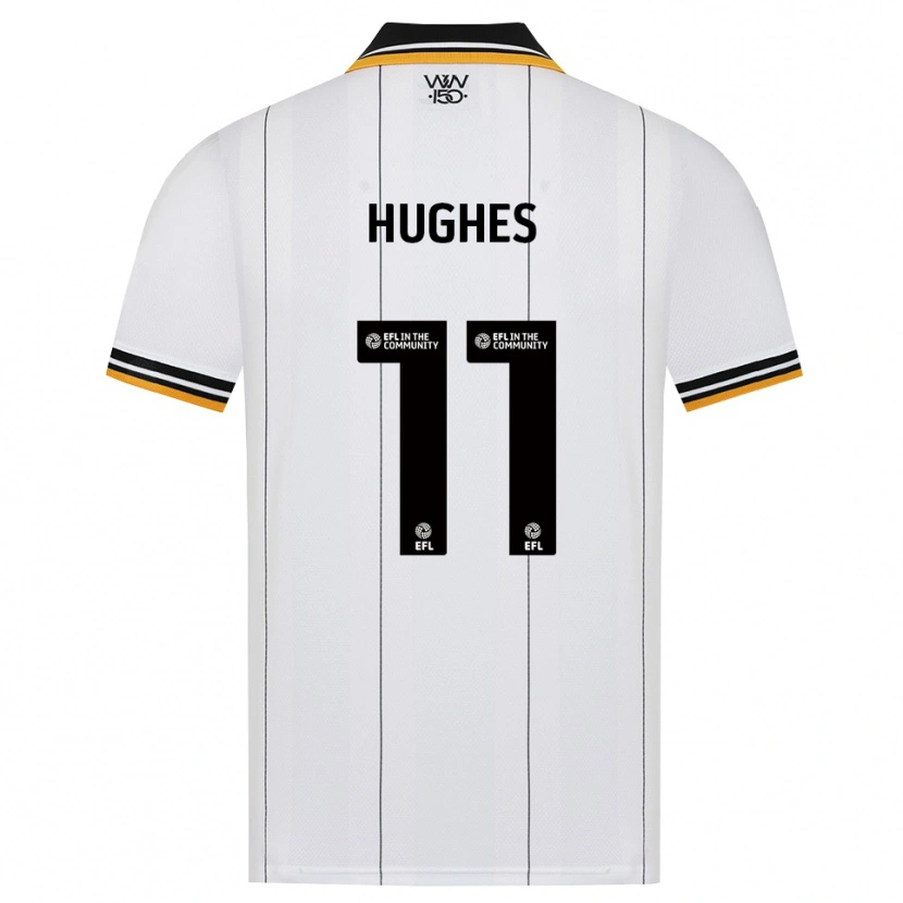 Danxen Hombre Camiseta Amber Hughes #11 Naranja Blanco Negro 2ª Equipación 2026/27 La Camisa México