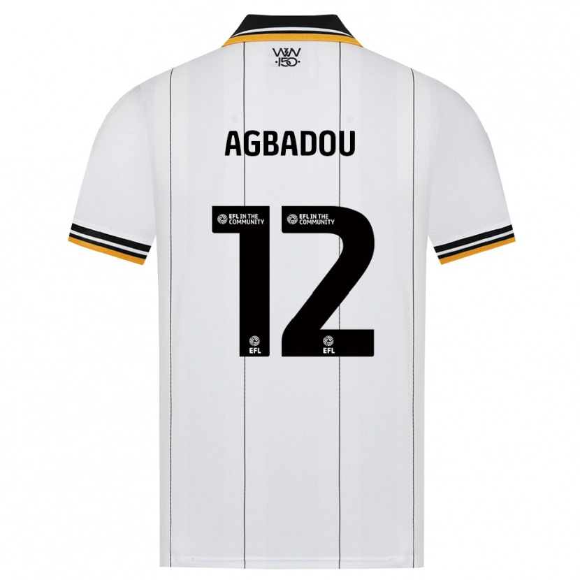 Danxen Hombre Camiseta Emmanuel Agbadou #12 Naranja Blanco Negro 2ª Equipación 2026/27 La Camisa México