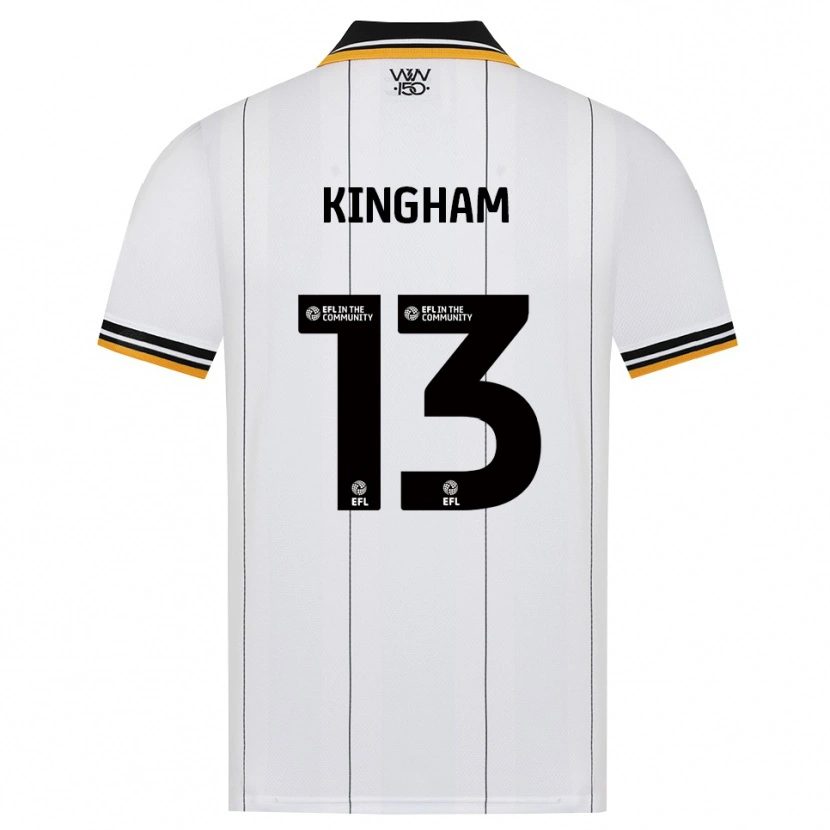 Danxen Hombre Camiseta Joshua Kingham #13 Naranja Blanco Negro 2ª Equipación 2026/27 La Camisa México