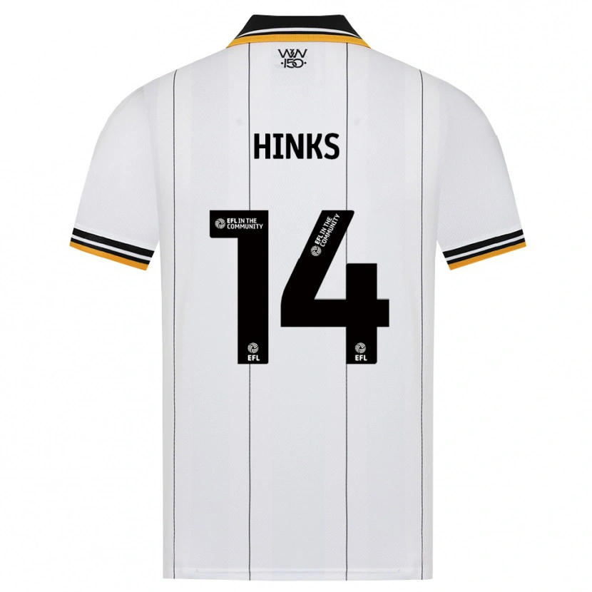 Danxen Hombre Camiseta Max Hinks #14 Naranja Blanco Negro 2ª Equipación 2026/27 La Camisa México