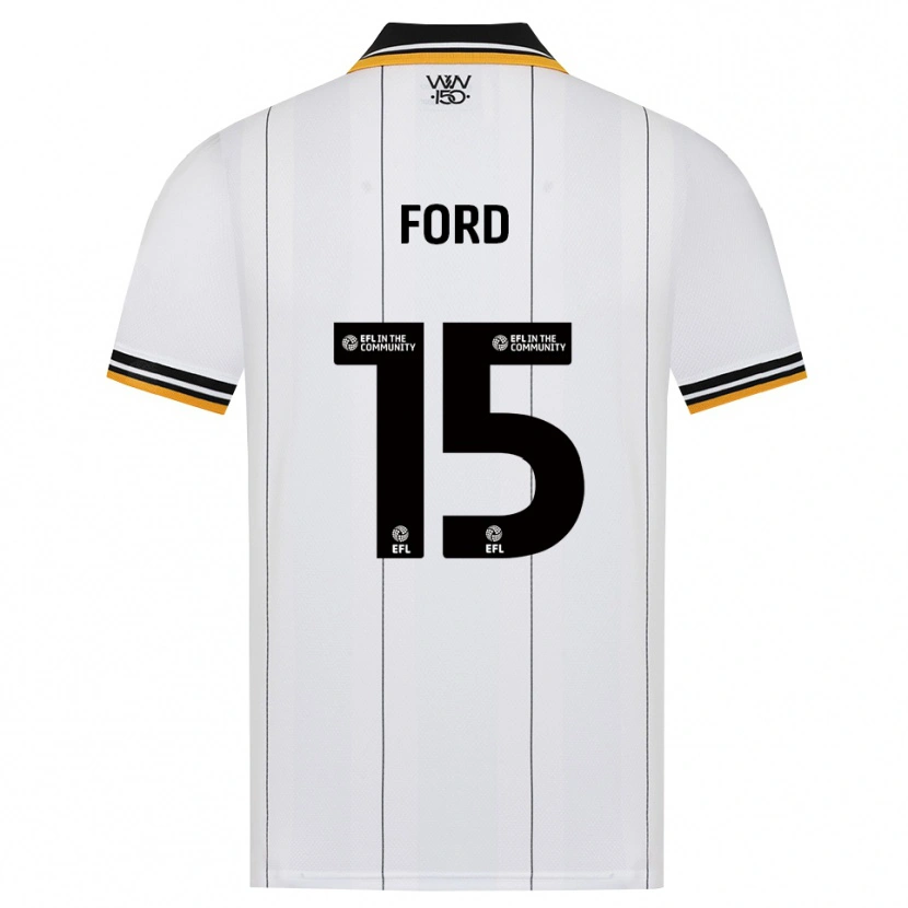 Danxen Hombre Camiseta Hayden Ford #15 Naranja Blanco Negro 2ª Equipación 2026/27 La Camisa México