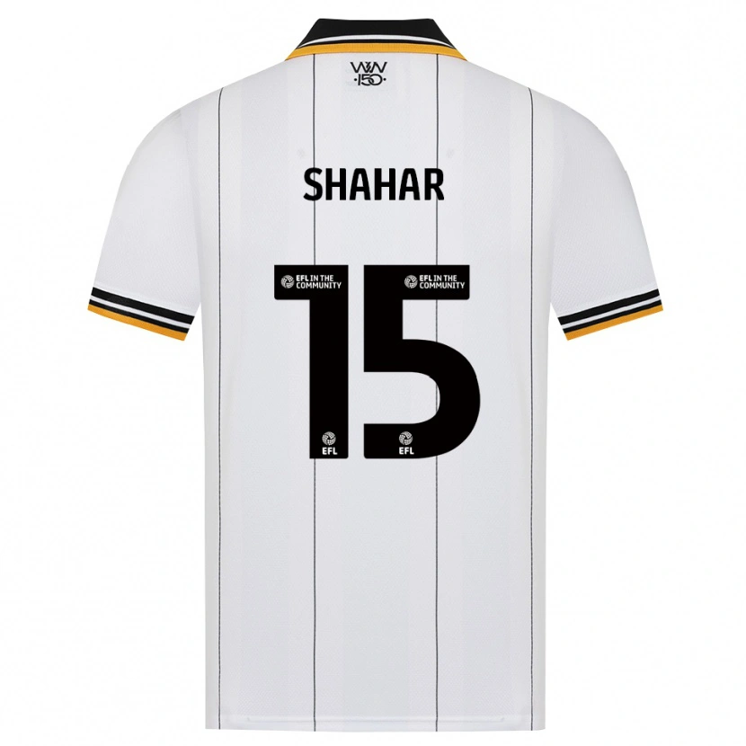 Danxen Hombre Camiseta Sebastian Shahar #15 Naranja Blanco Negro 2ª Equipación 2026/27 La Camisa México
