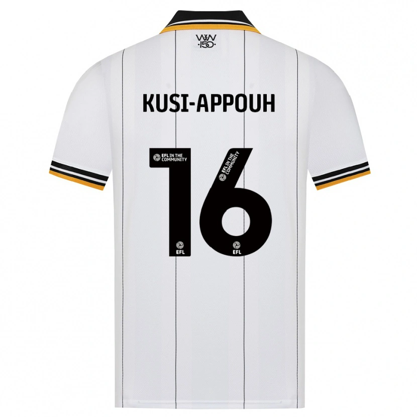 Danxen Hombre Camiseta Kenzo Kusi-Appouh #16 Naranja Blanco Negro 2ª Equipación 2026/27 La Camisa México