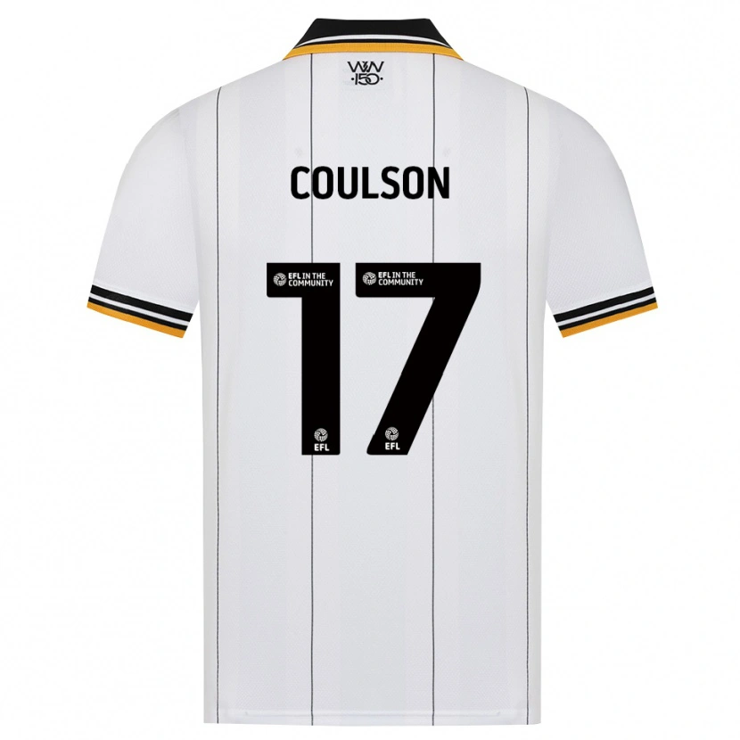 Danxen Hombre Camiseta Tyler Coulson #17 Naranja Blanco Negro 2ª Equipación 2026/27 La Camisa México