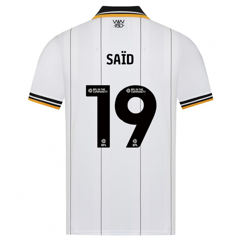 Danxen Hombre Camiseta Rafiki Saïd #19 Naranja Blanco Negro 2ª Equipación 2026/27 La Camisa México