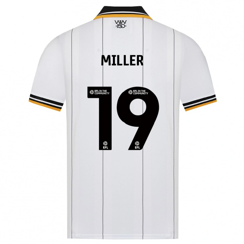 Danxen Hombre Camiseta Ali Miller #19 Naranja Blanco Negro 2ª Equipación 2026/27 La Camisa México