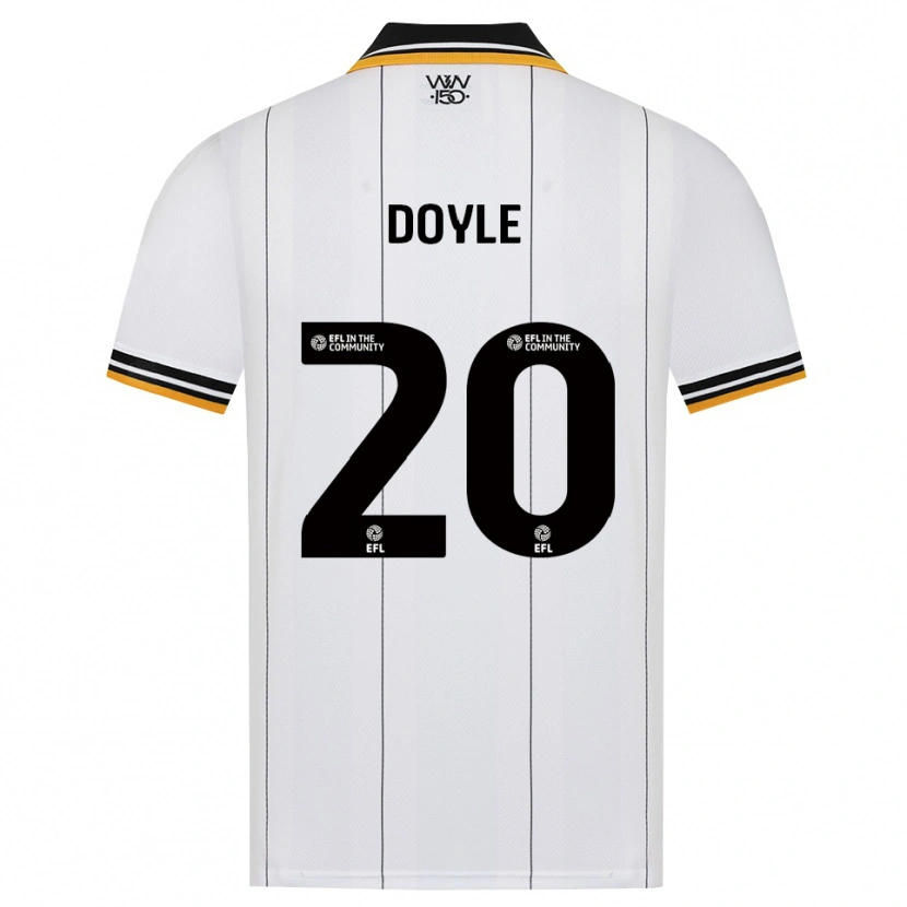 Danxen Hombre Camiseta Tommy Doyle #20 Naranja Blanco Negro 2ª Equipación 2026/27 La Camisa México