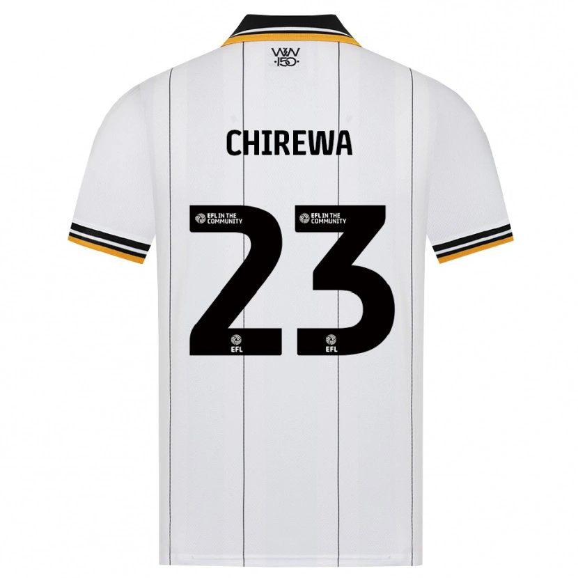Danxen Hombre Camiseta Tawanda Chirewa #23 Naranja Blanco Negro 2ª Equipación 2026/27 La Camisa México