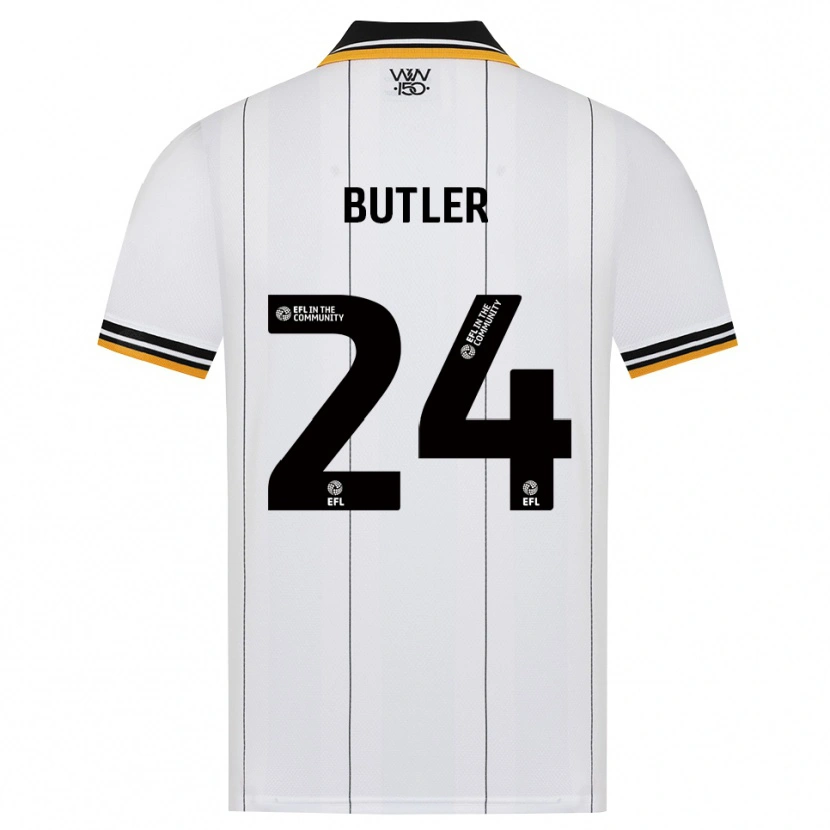 Danxen Hombre Camiseta Elli Butler #24 Naranja Blanco Negro 2ª Equipación 2026/27 La Camisa México